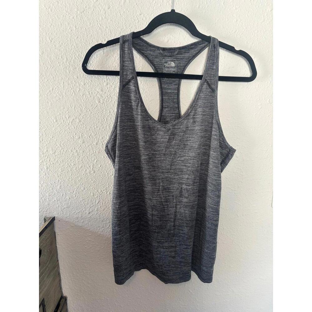 The North Face heathered grey FlashDry tank size women's M. EUC